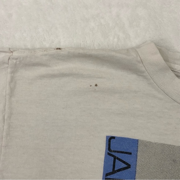 RARE Vintage 1991 Painted Lady James Dean Hollywood White Tee Shirt Mens XL. - Picture 8 of 12